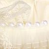 Cestini portafiori per matrimoni romantici decorati con pizzo in raso Contenitore per caramelle alla frutta elegante