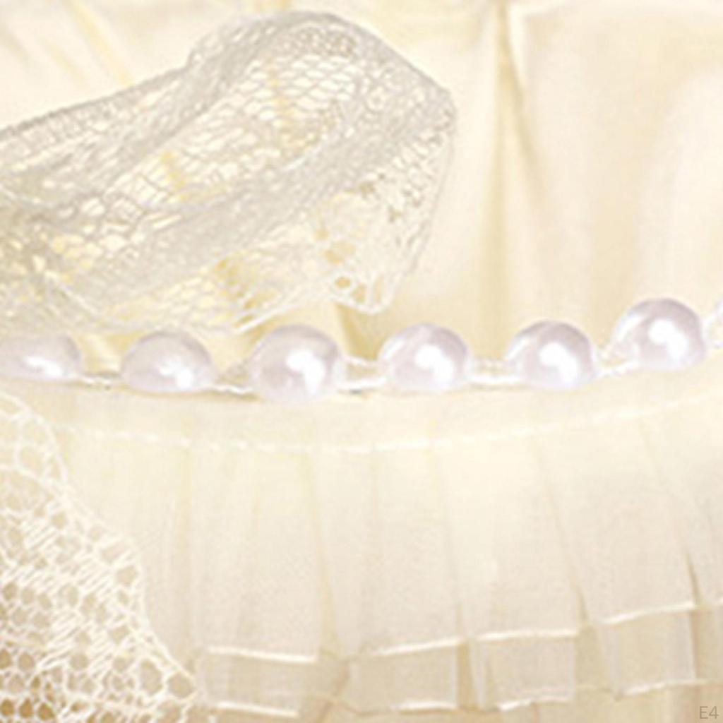 Cestini portafiori per matrimoni romantici decorati con pizzo in raso Contenitore per caramelle alla frutta elegante