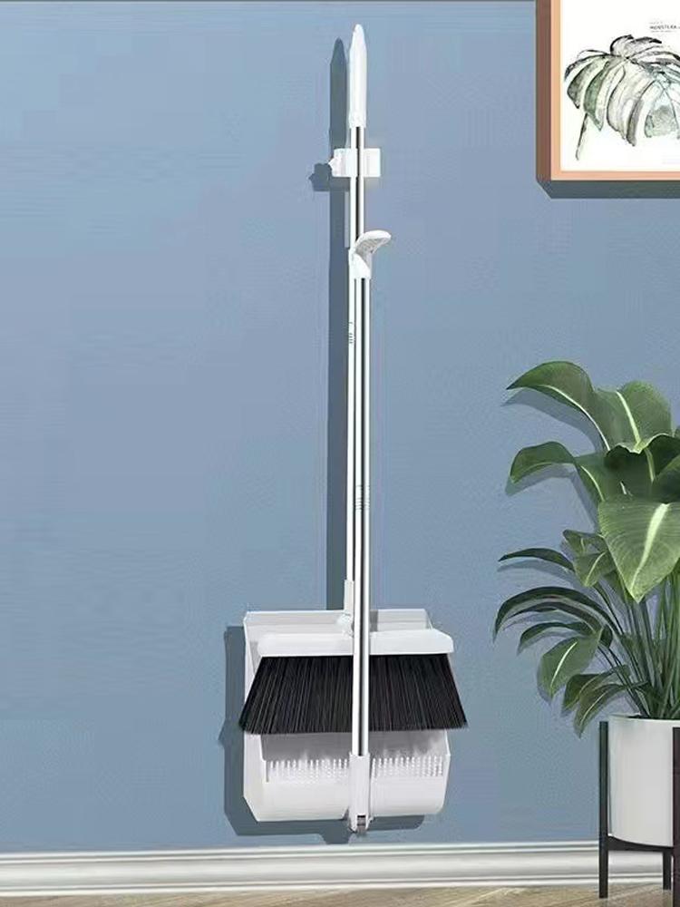 

Складной совок и щетка набор бытовая щетка скребок для волос не прилипает к волосам щетка совок для мусора дропшиппинг белый