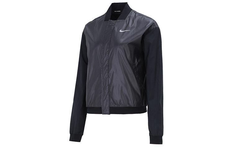 Nike Cropped Coats Women s Black Baseball Collar Moderate DD6848-010 XS