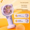 3-Pack Cartoon Ear Mini USB Rechargeable Handheld Fans