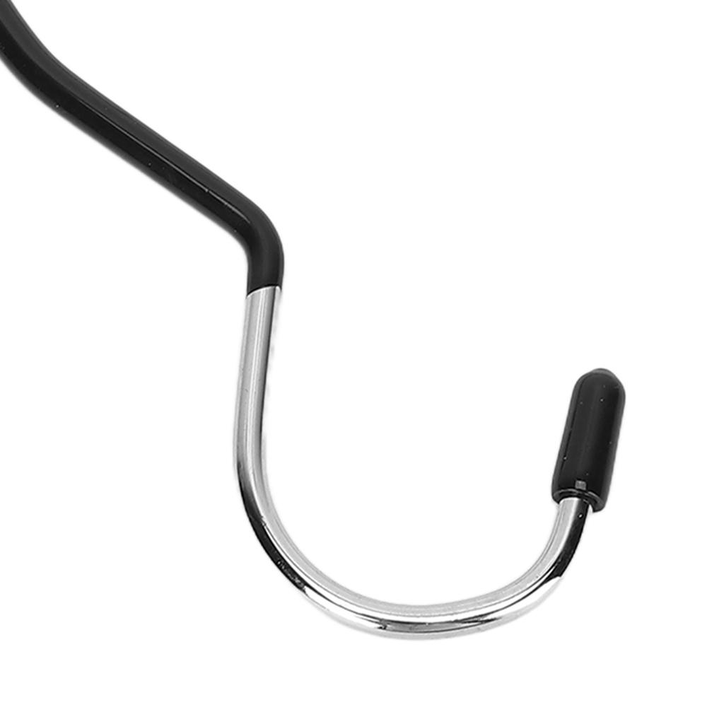 5pcs Hook Multipurpose Spa Beauty Salon Wardrobe Closet Hanging Hook for Bathrobe Scarf BeltBlack