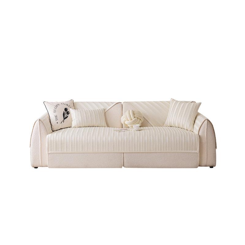 2025 new chenille thickened sofa cushion high-end light luxury four-season universal straight-row sofa cover