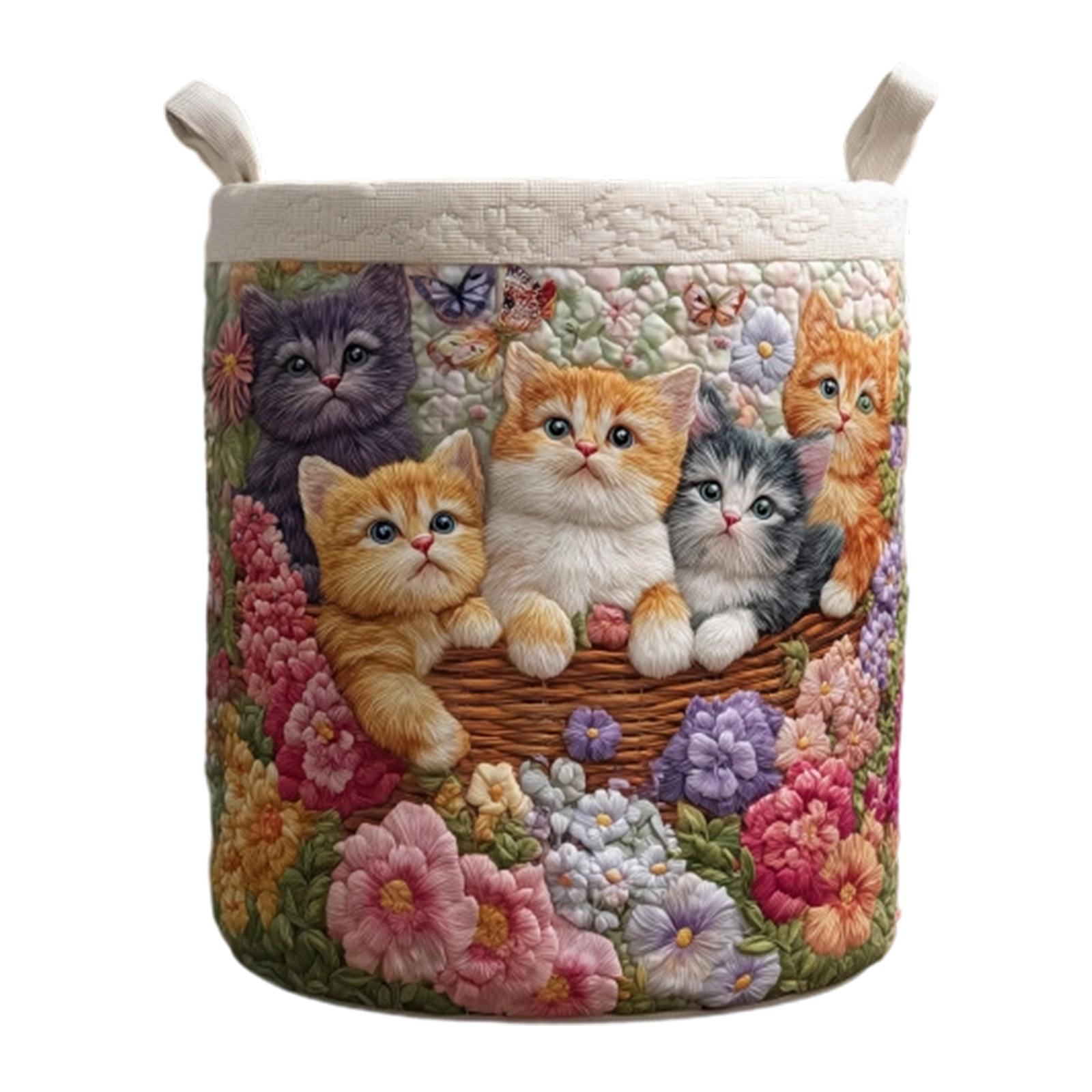 Round Laundry Basket, Home Storage Basket, Dirty Clothes Basket, Storage Basket, Fabric Storage Basket, Large Capacity Storage.
