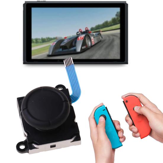 3D Joystick Replacement Parts Universal Simple Installation Game Controller Left Right Handle for Switch