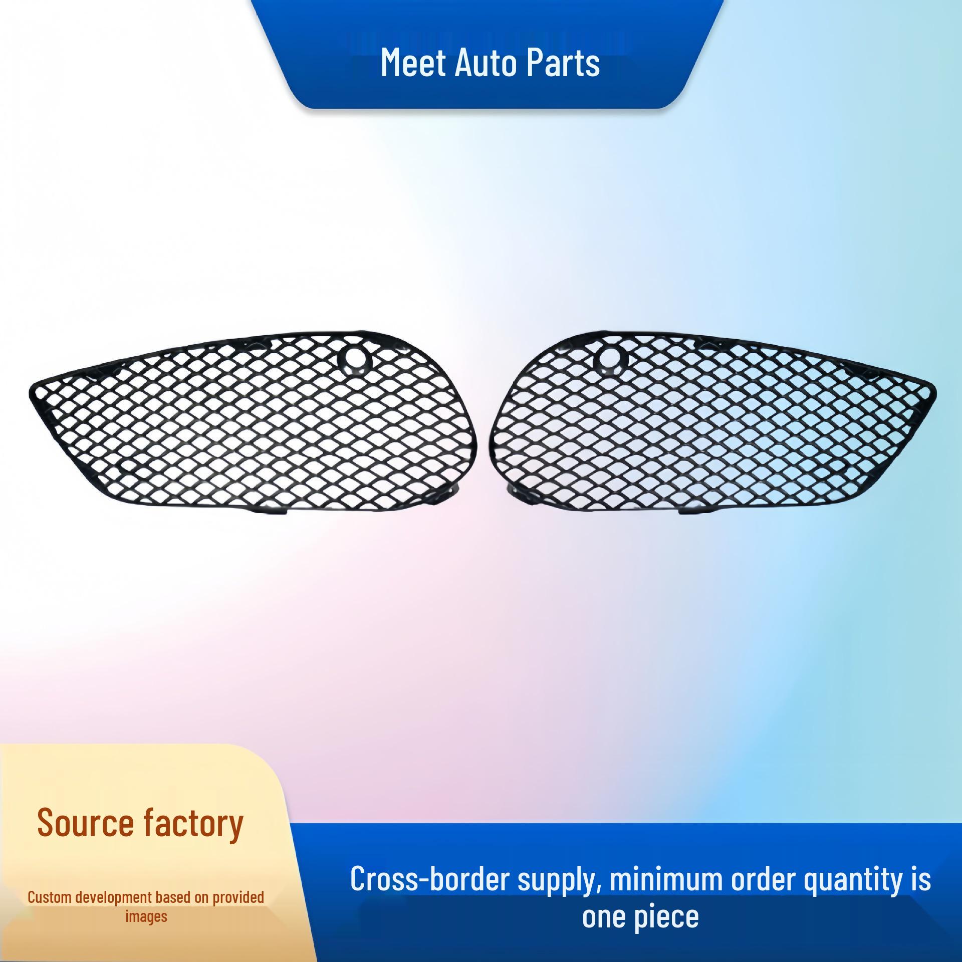 

Mercedes C-Class W205 V205 Front Bumper Grille with Fog Light Frame and Air Vent (2058852523, 2058852623) Right: 2058852623 / Left: 2058852523 чёрный