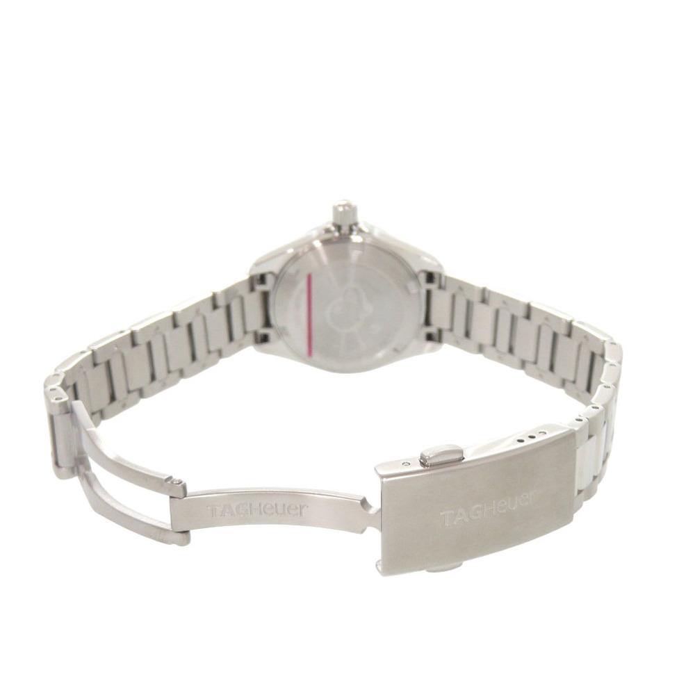 Used AUTHENTIC TAG HEUER WAY1413.BA0920 Aquaracer 11P Diamond SS Quartz Wristwatch