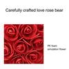 Rose Flower Bear Artificial Rose Flower Hugging Bear for Valentines Day Wedding Mothers Day