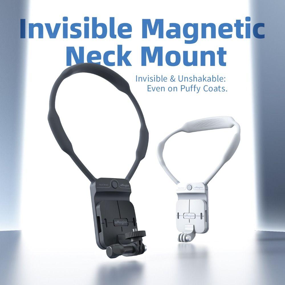 Magnetic Neck Mount Stable Camera POV Mount for Insta360/DJI Osmo/GoPro Action Camera Accessories