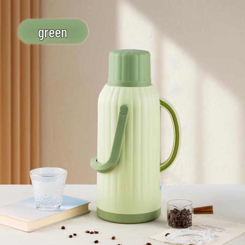 Wuzuo 3,2L Retro Glasemaillierte Thermoskanne