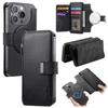 CASENEO MW-02S Magnetic Detachable Leather Phone Cover for 6.1 inch Phone RFID Blocking Wallet Stand