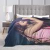L-Lolas I-Indigos Spanish Singer  Blankets For Living Room Super Warm Custom Quality Bedspread Gift