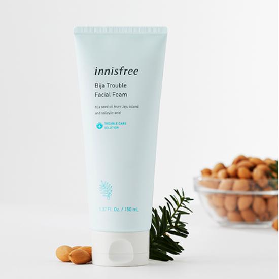 innisfree bija facial foam