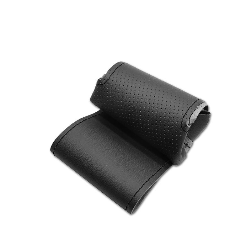 Îmbrăcătură de mână din piele perforată Decorație interioară de acoperire a volanului cu stil auto pentru Honda Civic 8th 2006 2007 2008