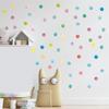 Ink Color Polka Dot Cartoon Home Wall Sticker Can Remove The Bedroom Living Room Background Decoration Sticker