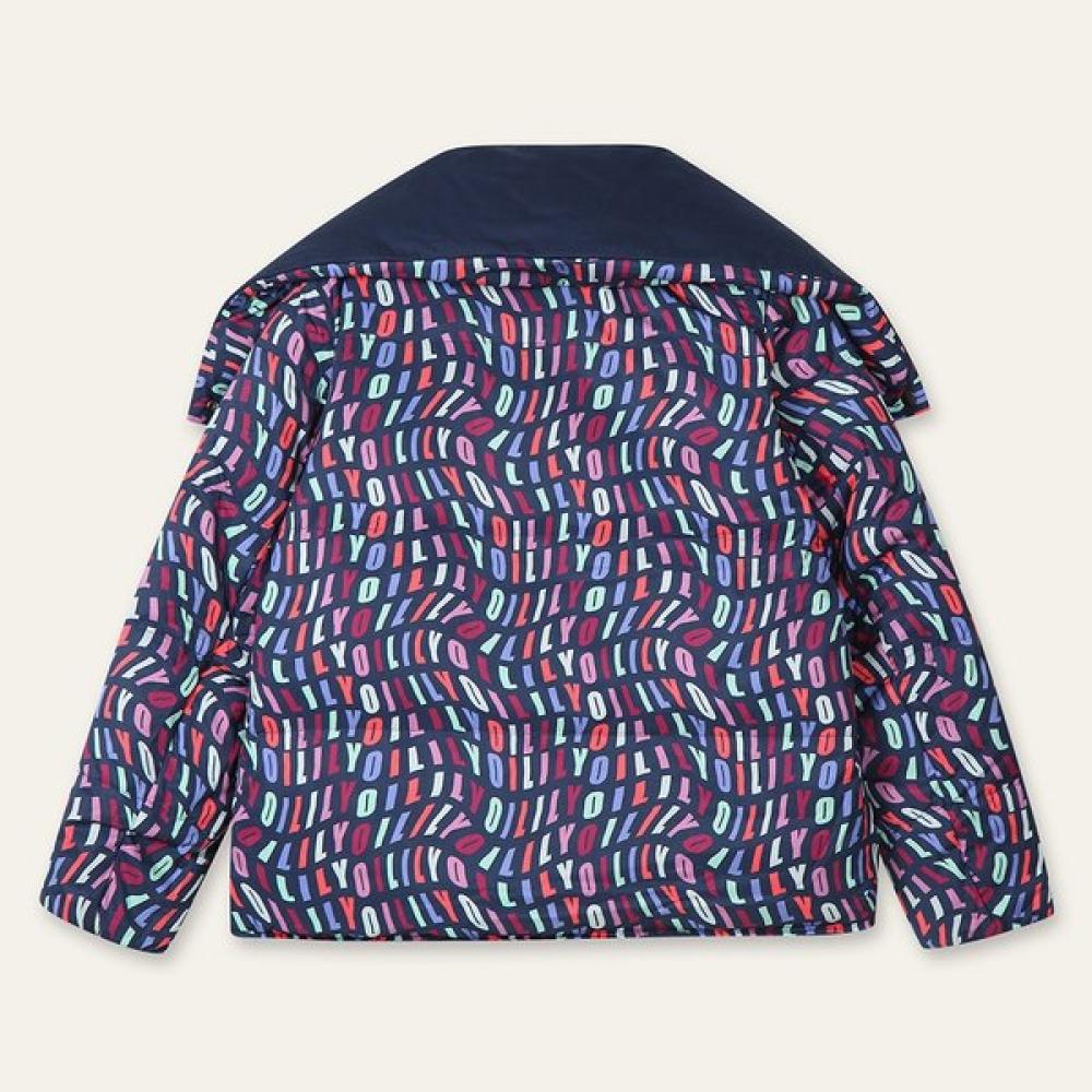 Oilily Reversible Pattern Down Jumper  Owdfajp006 