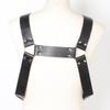 Punk Leather Harness Belt Underbust Corset Top With Strap Leather Suspender Belt Clubwear For Women To Wear Out