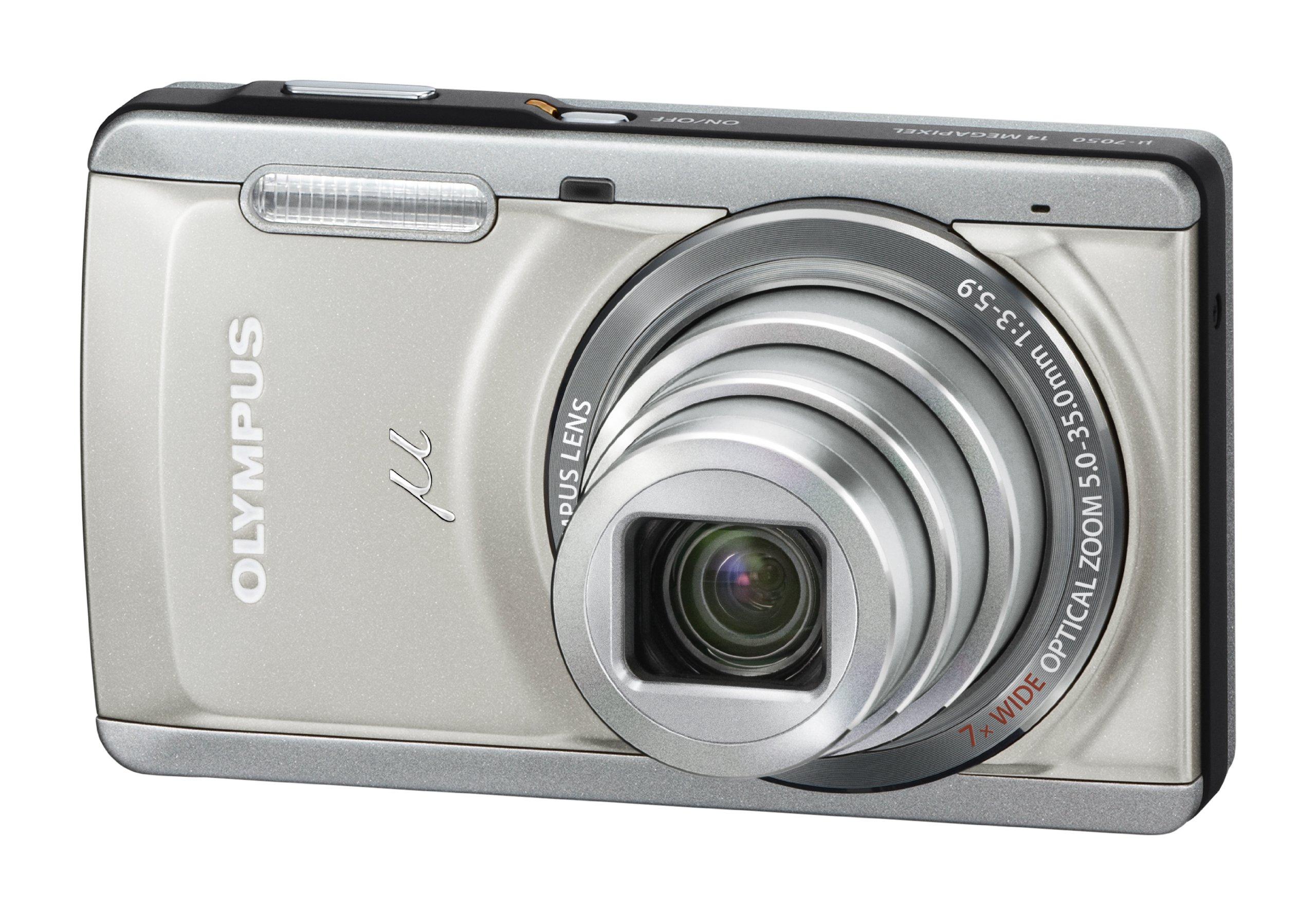 

Фотокамера OLYMPUS SLV Digital 7x Optical Movie -7050, Срібляста, Зум, Висока роздільна здатність