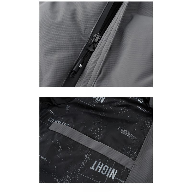Thin White Duck Down Down Jacket for Young and Middle-aged Men Casual Short Style Winter New Fashion Men's Stand Collar Warm Jacket