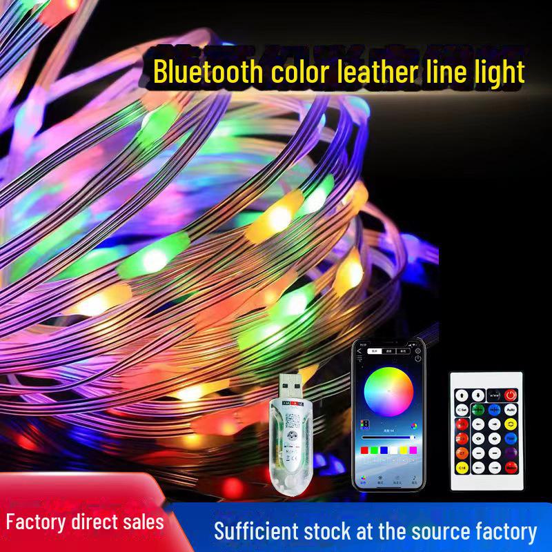 Magic Color LED String Lights: 5V Low Voltage, Waterproof, Bluetooth App & Voice Controlled, Christmas & Decorative Lighting