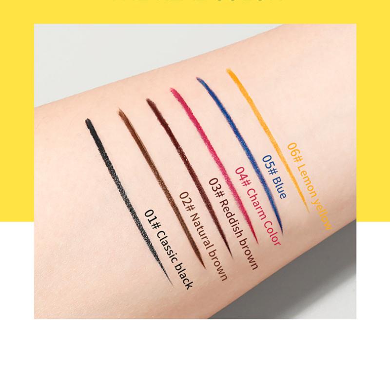 Creion de ochi multicolor Creion de ochi care nu se pete Creion sub acoperire, rezistent la apă, cu uscare rapidă