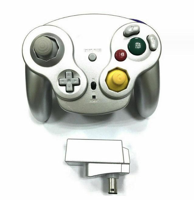 2.4G Wireless NGC Game Controller with Vibration, Compatible with Wii Console, Multi-Color Options