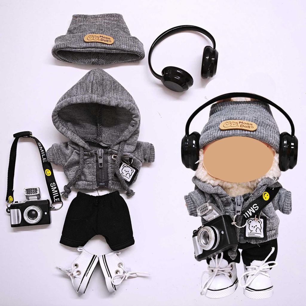 Fashion Style Set for Dolls 17cm Blanket Doll Doll Toy Clothes and Accessories Set of 7 Not Included Apparel [HXLGR] 15-17cm - Clothes, (Doll Only)
