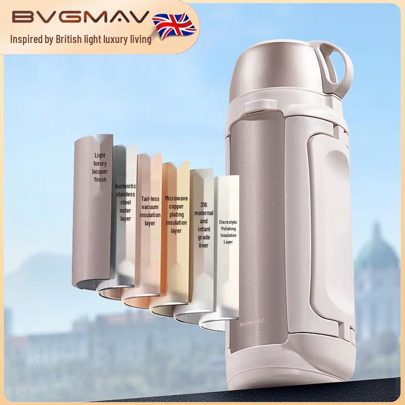Baoweima Portable Stainless Steel Travel Thermos