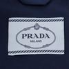 Prada Trench Coat 29Y278 Navy Blue Cotton/polyester Women Used