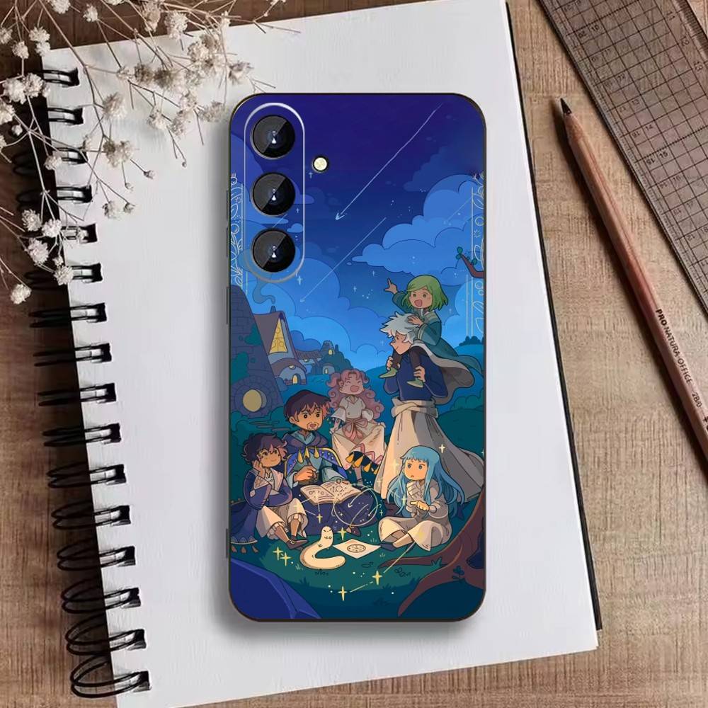 U-Atelier of Witch Hat Phone Case For Samsung Galaxy A73,21,22,32,71,53,52,51,80,5G Soft Black Cover