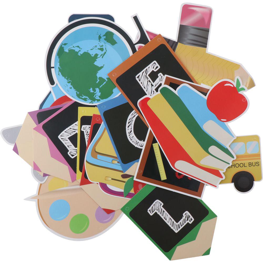 Opening Season Back to School Season  Flag Flower Banner | Back To School Banner for Back To School Party Decorations
