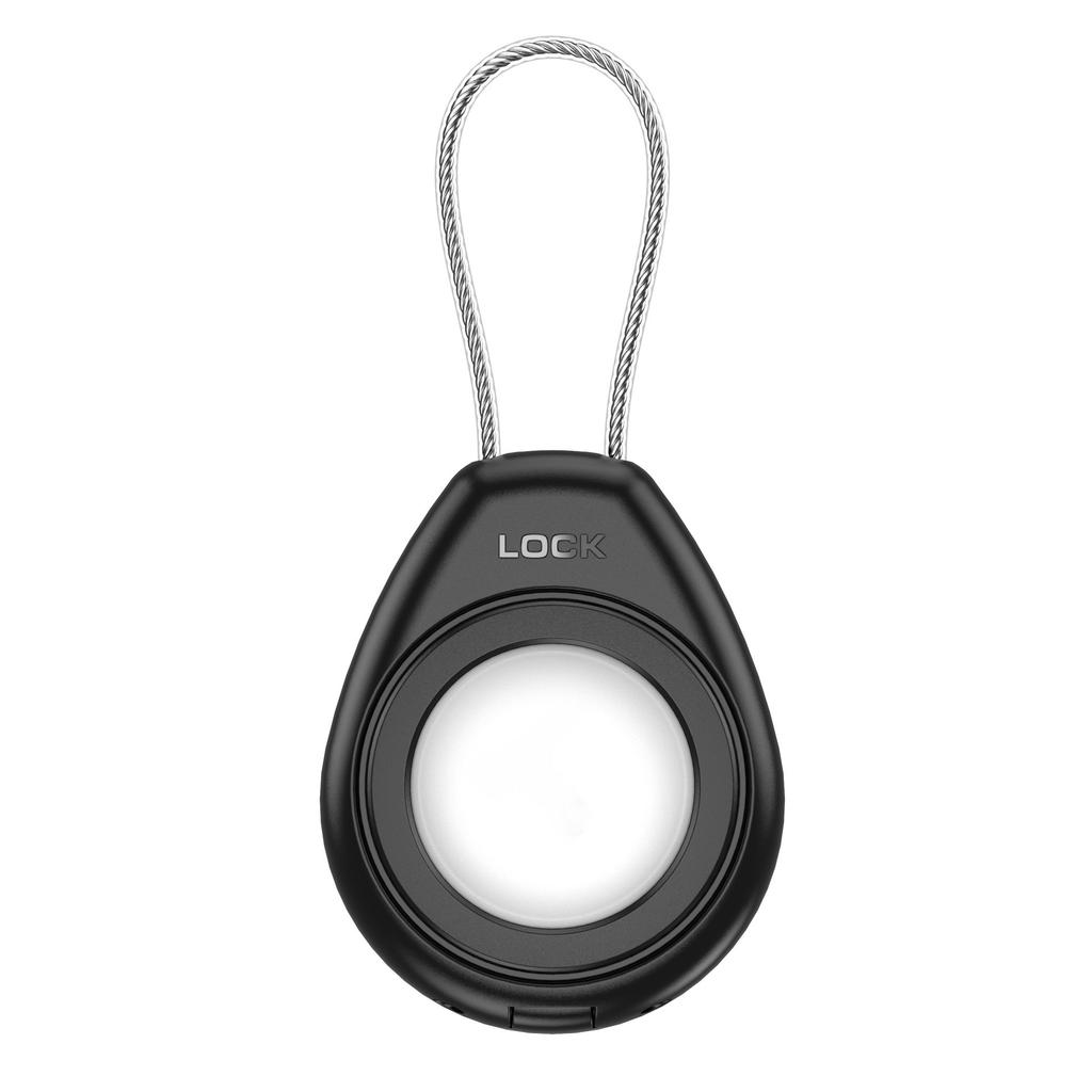CP27 For Apple AirTag Protective Case Clear PC Full Coverage Anti-Loss Tracking Device Cover