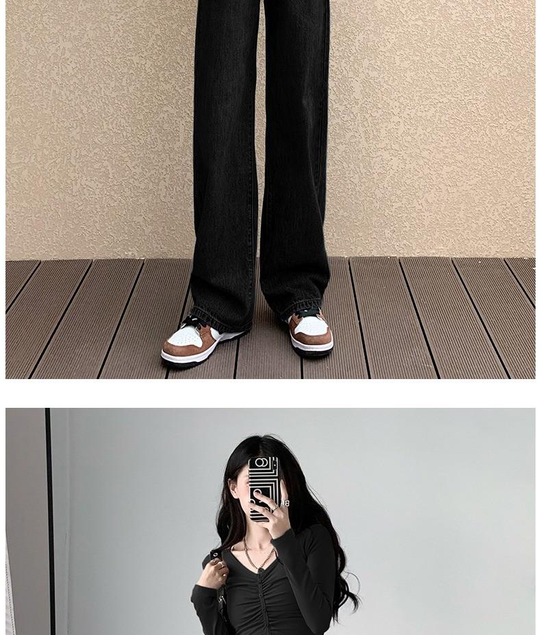 Women's Retro High-Waist Loose Skinny Jeans - Spring/Summer Drape Pants