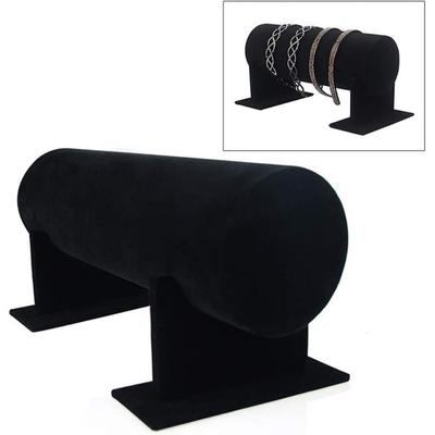 Non-slip Velvet Headband Holder Space Saving Thick Rod Hair Accessories Rack Easy To Assemble Removable Headband Organizer