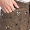 Suede Shorts with Metal Appliqués RWBS00020 for Women