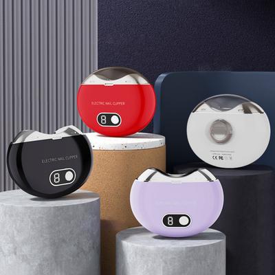 1 Set Tagliaunghie elettrico automatico Lucidatore per unghie Taglierina per unghie di sicurezza Limatrice per unghie ricaricabile Tagliaunghie Forbici per unghie Cura delle unghie fai da te Adulti