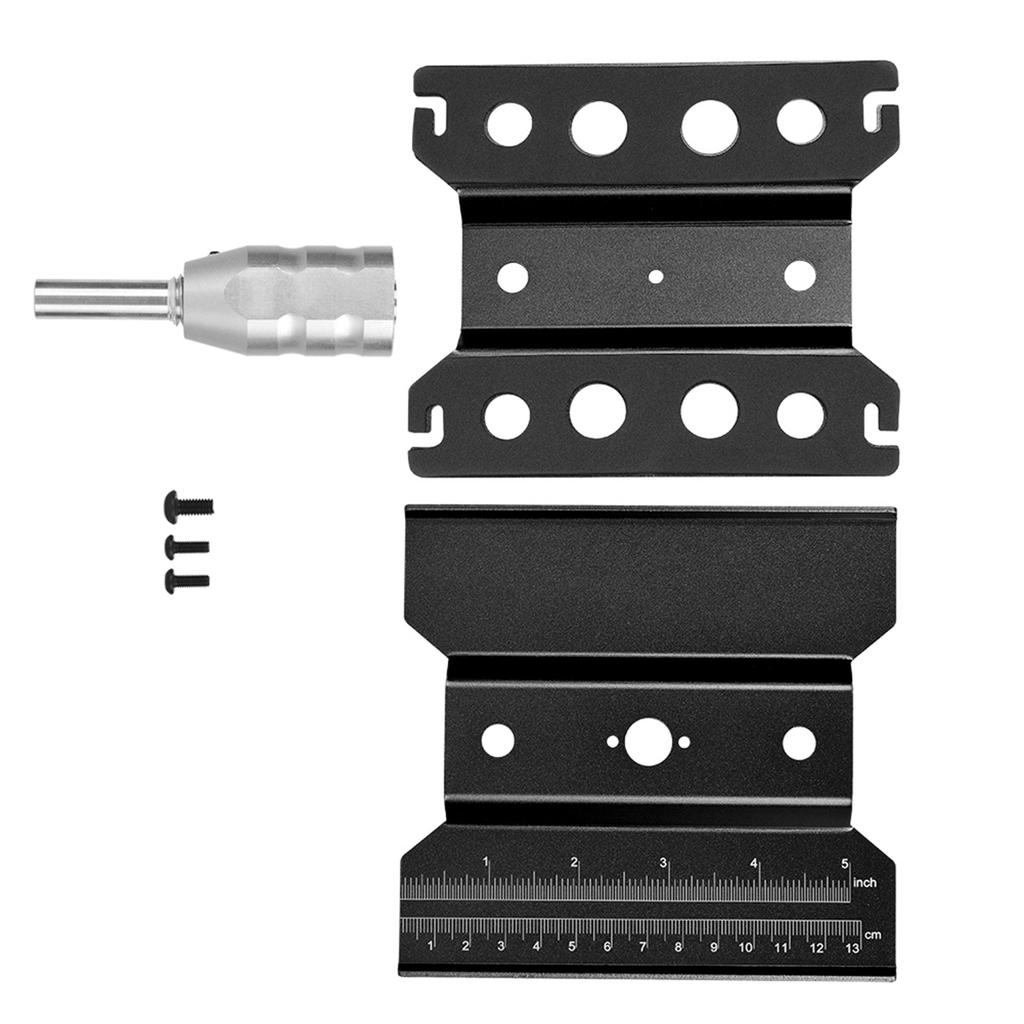 Rotation Repair Station Assembly Platform Work Stand for 18 110 RC Model Car (Black)