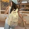 Campus schoolbag female junior high school student cute animal print backpack large capacity fresh and sweet high school student backpack