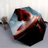 1 pièce Parapluie Pliant Automatique Captain America & Toile Auto-Pliante - Cadre en Fer Robuste à 8 Baleinesyy251231031