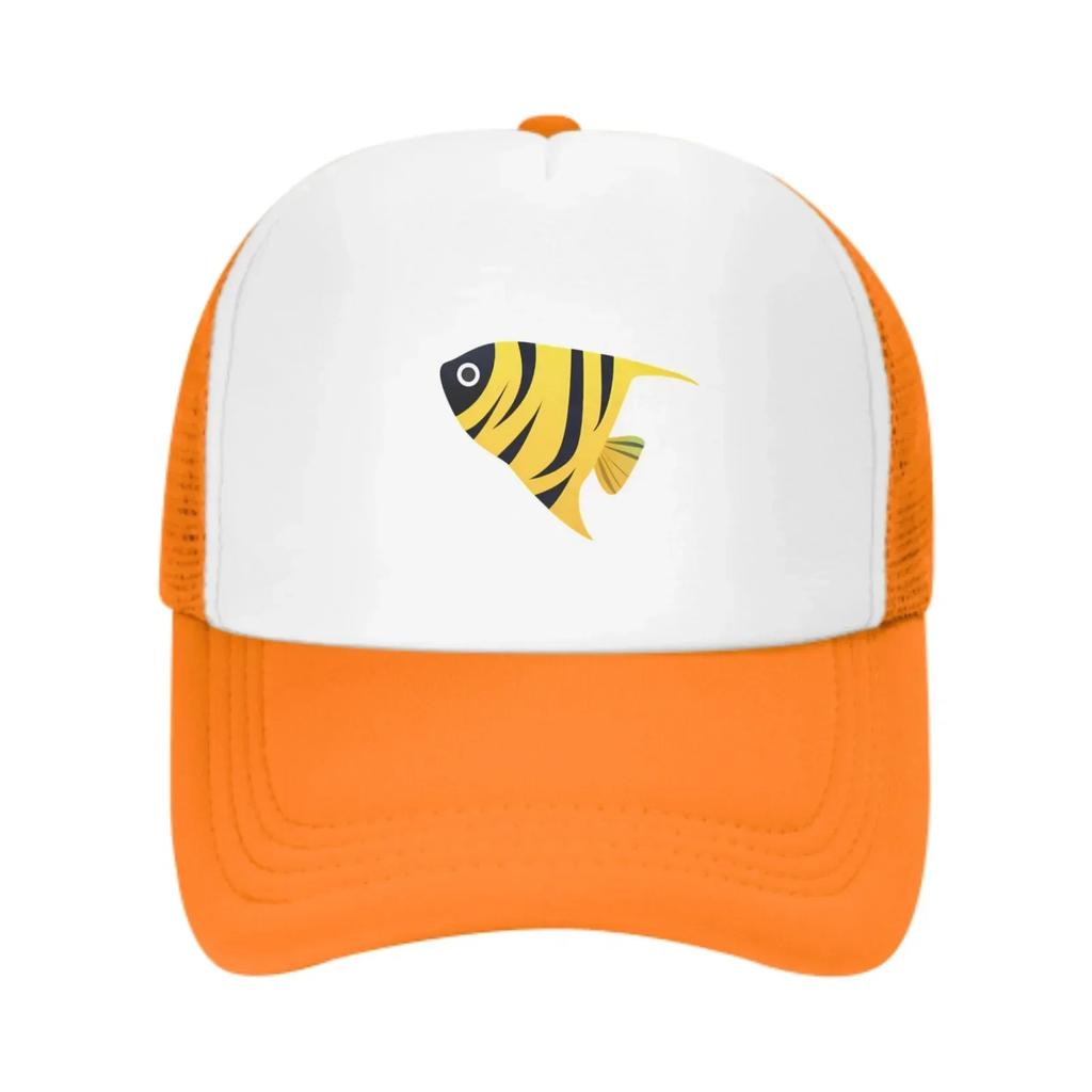 Tropical Fish Baseball Caps Fashion Trucker Hat Unisex Mesh Caps for Women Unisex Outdoor Leisure Travel Neutral Sunshade