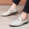 Designer New Fashion Men Tassels Breathable Dress Business Casual Shoes Male Loafers Party Wedding Dress Homecoming Footwear