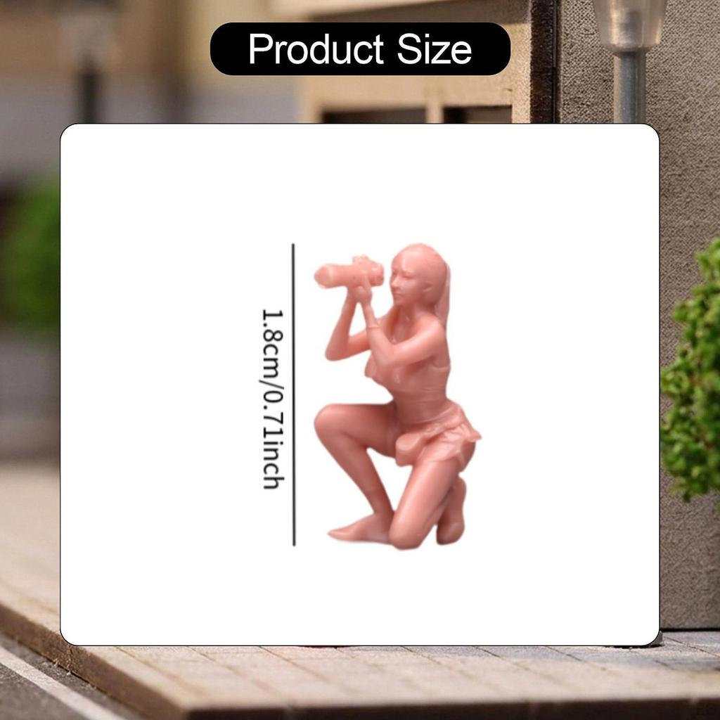 1/64 Miniature Figures Model Action Figure Sand Table Ornament Photography Tiny People Collectibles