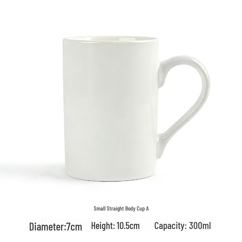 Custom Chubby Ceramic Mug with Cute Logo Print - Couple Gift for Coffee or Water 350ml