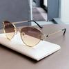 Womens Cat Eye Metal Sunglasses With Pc Lenses And Uv400 For Summer Outings