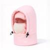 Windproof Warm Balaclava Hat Unisex Double Layer Thick Warm Hat Cozy Winter Trapper Hat  Men Women