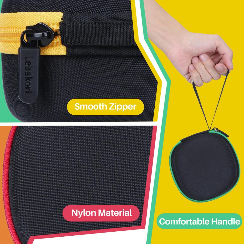 Tic Tac Toe Board Game 3 In 4 Tic Tac Toe Mechanical Handheld Puzzle Game Console Storage Case Black Green Lebakort (Case Only) + -