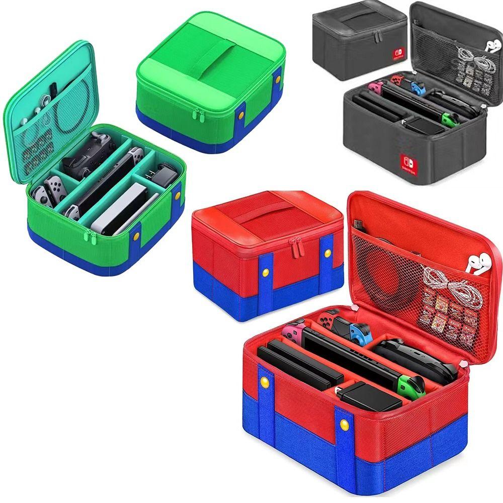 

Shockproof Carrying Protective Case Large Capacity Switch Accessories for Nintendo Switch OLED червоний