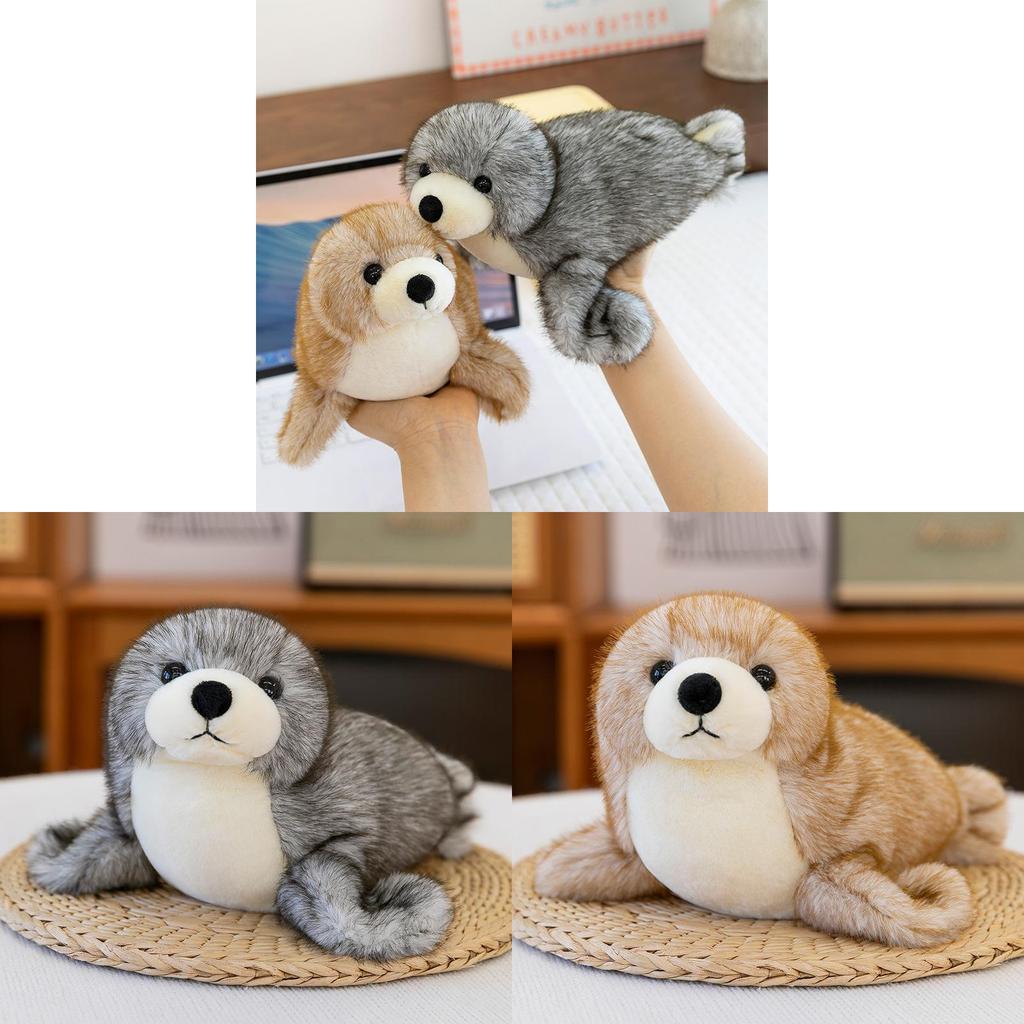 Peluche Leone Marino con Imbottitura in Cotone PP per Regalo e da Collezione
