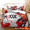 Moxxie Boss Bedding Set Printed Bed Set With Pillowcase Bed Duvet Cover Soft Single Double Queen Super King Size Bedroom