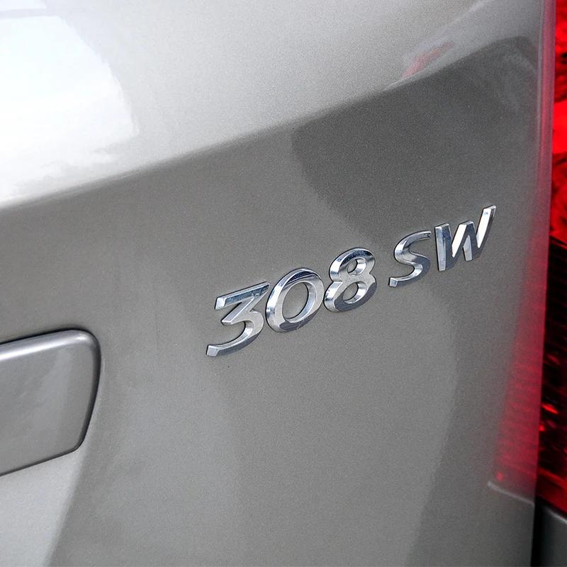 2026 Hot Car Sticker 3D Car Accessories Styling Decal Rear Door Badge Car Body Emblem For Peugeot 208 301 308 408 508 2008 3008